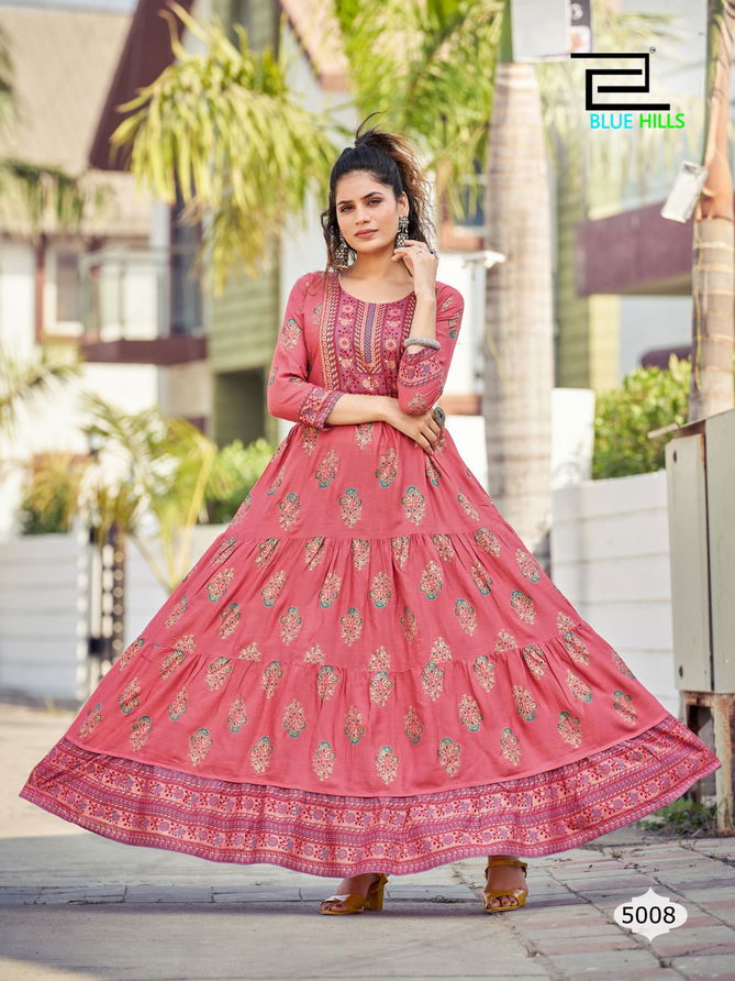 Sandwich Vol 5 By Blue Hills Anarkali Kurtis Catalog